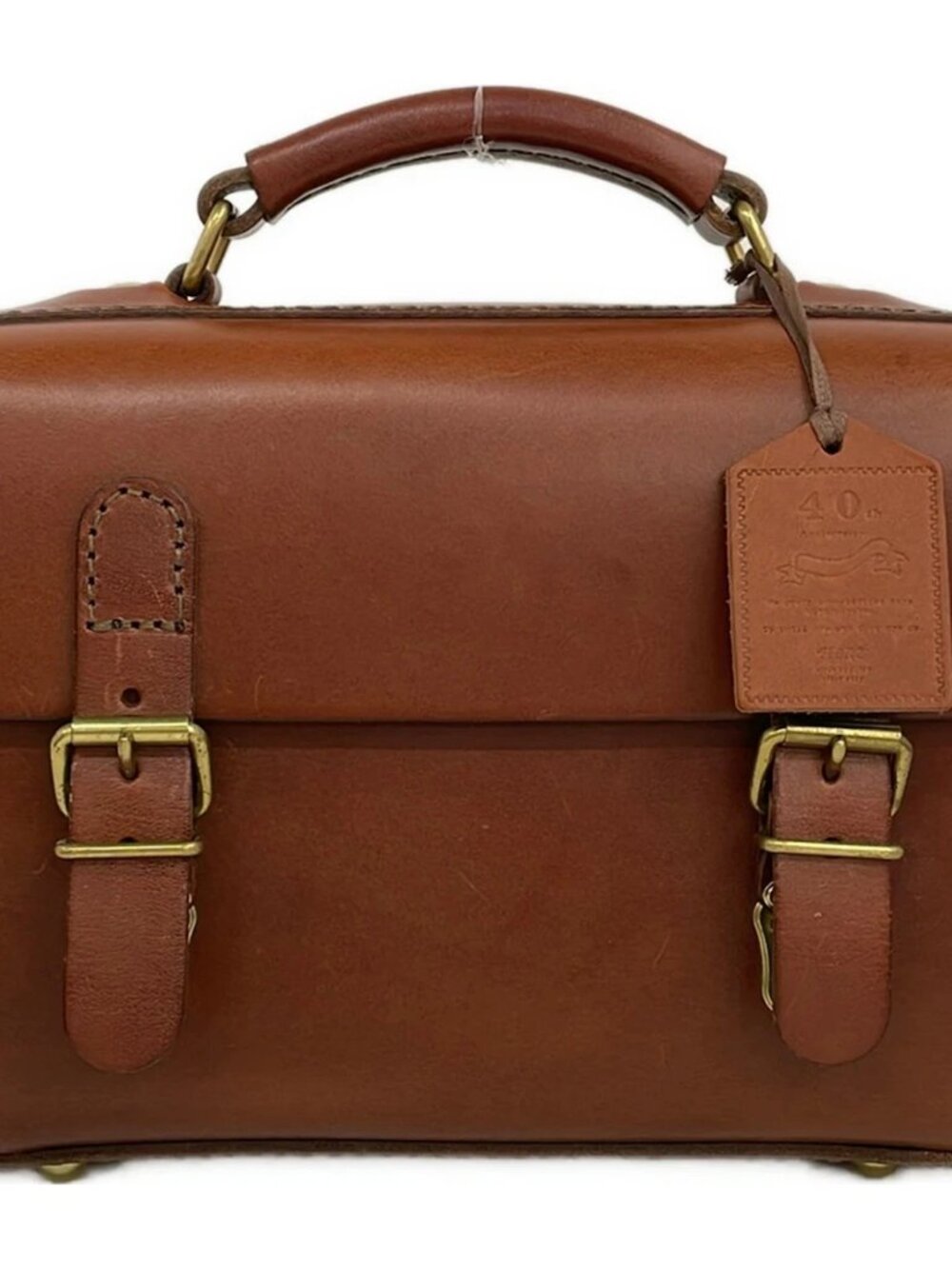 HERZ Brown Leather Handbag